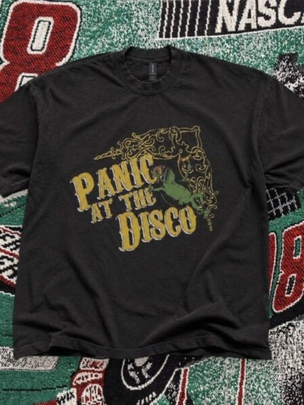 Black Panic At The Disco Black Graphic Tee